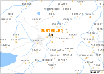 map of Rüstemler