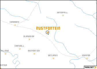 map of Rustfontein