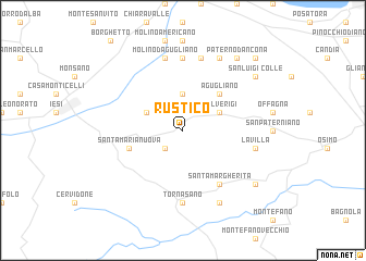 map of Rustico