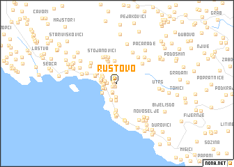 map of Rustovo