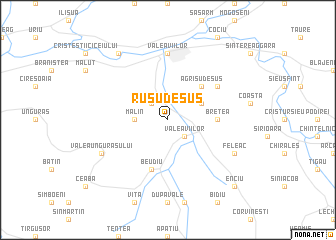 map of Rusu de Sus