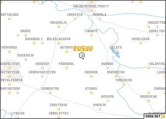 map of Rusuv