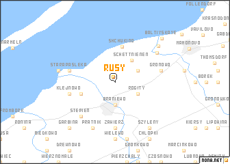 map of Rusy