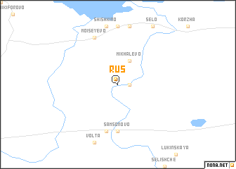 map of Rus\