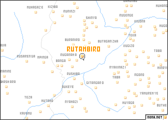 map of Rutambiro