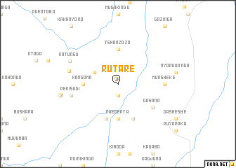 map of Rutare