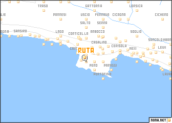 map of Ruta