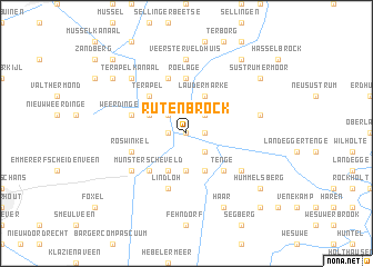 map of Rütenbrock