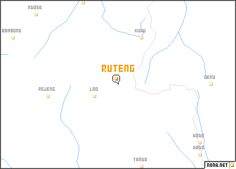 map of Ruteng