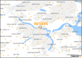 map of Rutgers