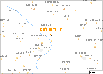 map of Ruthbelle