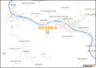 map of Ruthdale