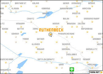 map of Ruthenbeck