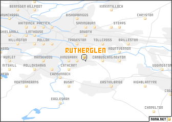 map of Rutherglen