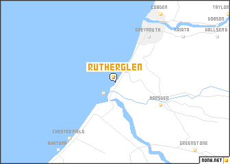 map of Rutherglen