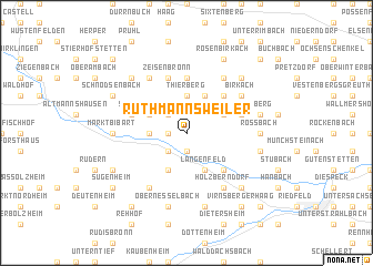 map of Ruthmannsweiler