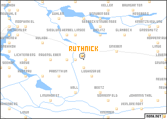 map of Rüthnick