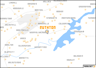 map of Ruthton