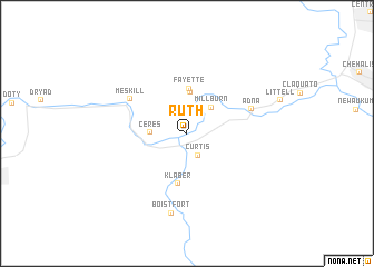 map of Ruth