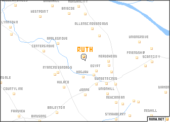 map of Ruth