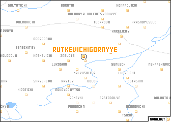 map of Rutkevichi Gornyye
