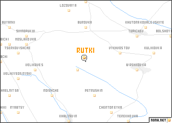 map of Rutki