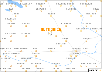 map of Rutkowice