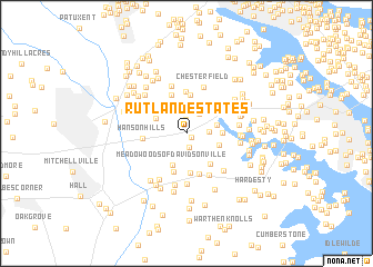 map of Rutland Estates