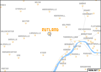 map of Rutland