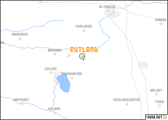 map of Rutland