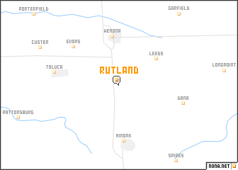 map of Rutland