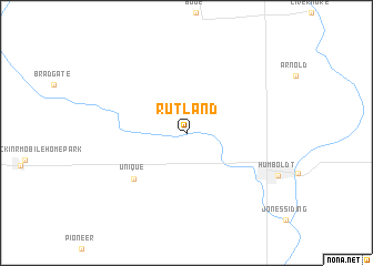 map of Rutland