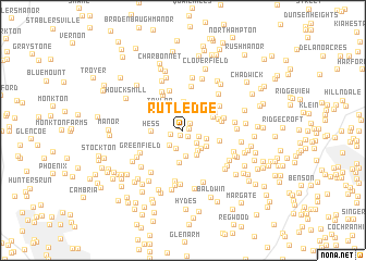 map of Rutledge