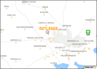 map of Rutledge