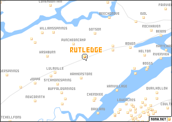 map of Rutledge