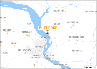 map of Rutledge
