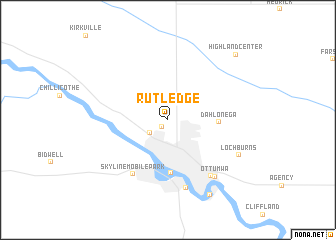 map of Rutledge