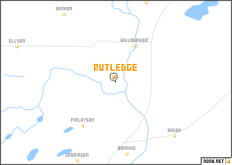 map of Rutledge
