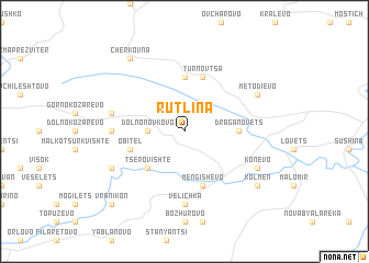 map of Rŭtlina