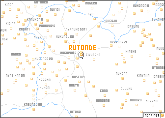 map of Rutonde