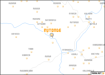 map of Rutonde