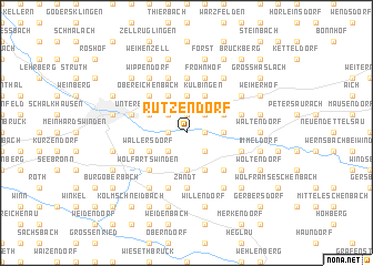 map of Rutzendorf