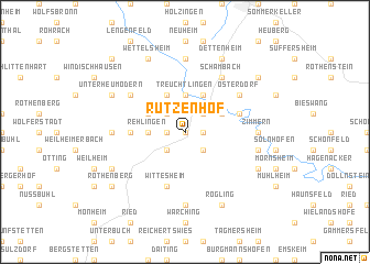 map of Rutzenhof