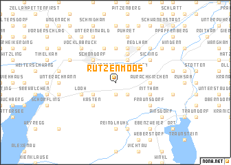 map of Rutzenmoos