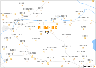 map of Ruudiküla