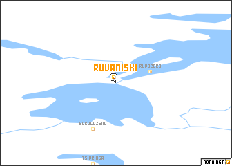 map of Ruvaniski
