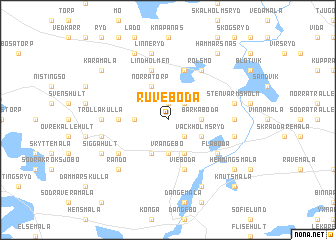 map of Ruveboda