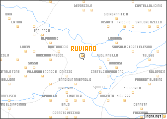 map of Ruviano
