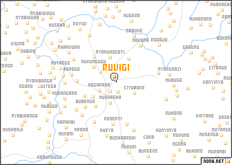 map of Ruvigi