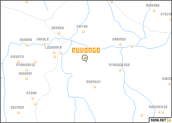 map of Ruvongo